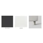 Dobbeltseng med polstret sengeramme i forskellige finish Made in Italy - Design Viadurini