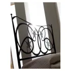 Dobbeltseng med puder, madras og 2 sengeborde Made in Italy - Natural Viadurini