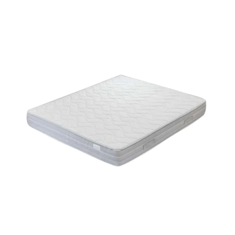 Dobbeltseng med puder, madras og 2 sengeborde Made in Italy - Natural Viadurini