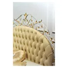 Dobbeltseng med madras, puder og 2 sengeborde Made in Italy - Laki Viadurini