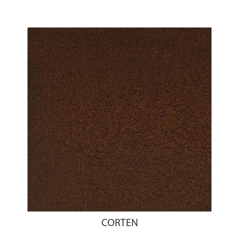 Dobbeltseng med sengegavl i rørformet jern Made in Italy - Kenzo Viadurini