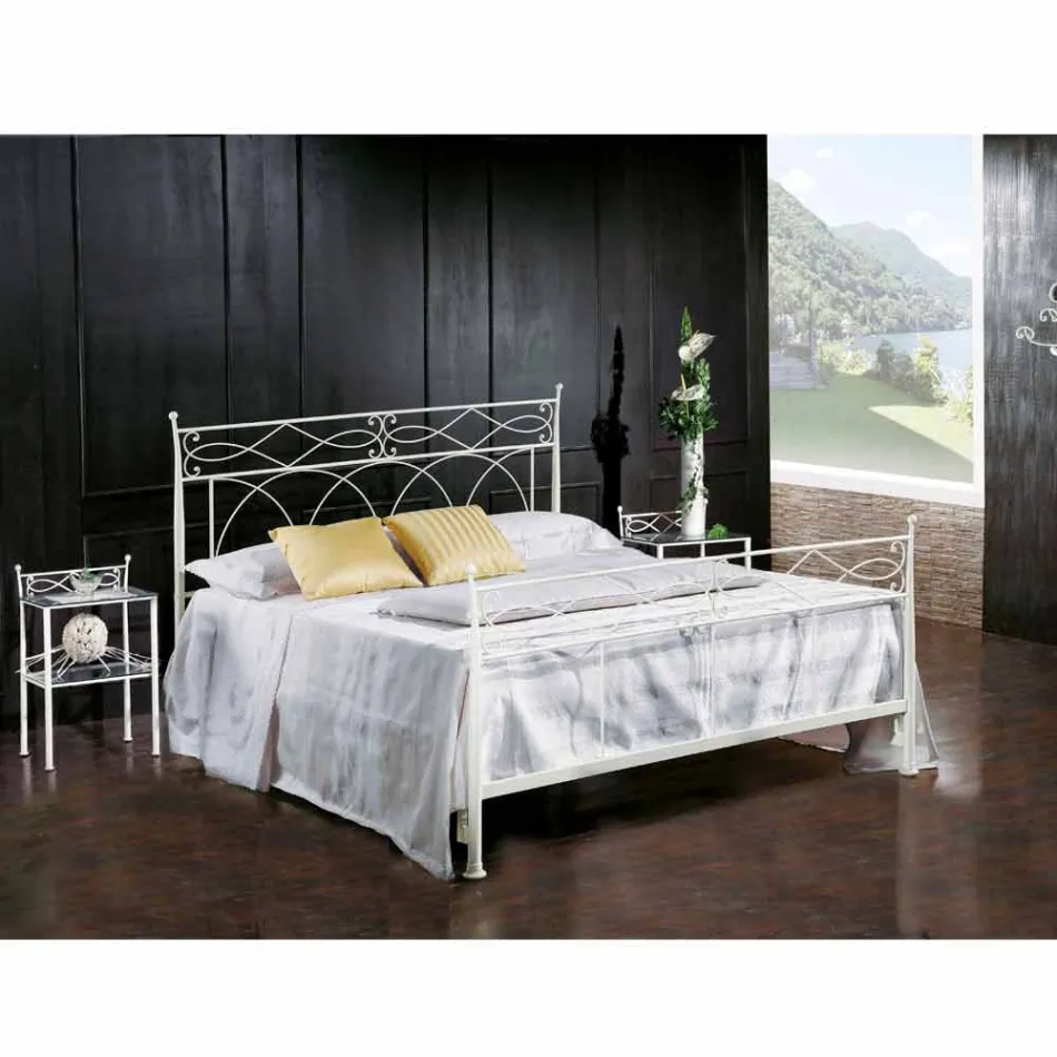 Bed design-smedet smedejern hånd Sydney Viadurini