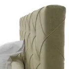 Luksus polstret dobbeltseng med opbevaringsboks lavet i Italien – revet Viadurini