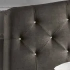 Betrukket dobbeltseng med opbevaringsboks 160x190 / 200cm Leone Viadurini