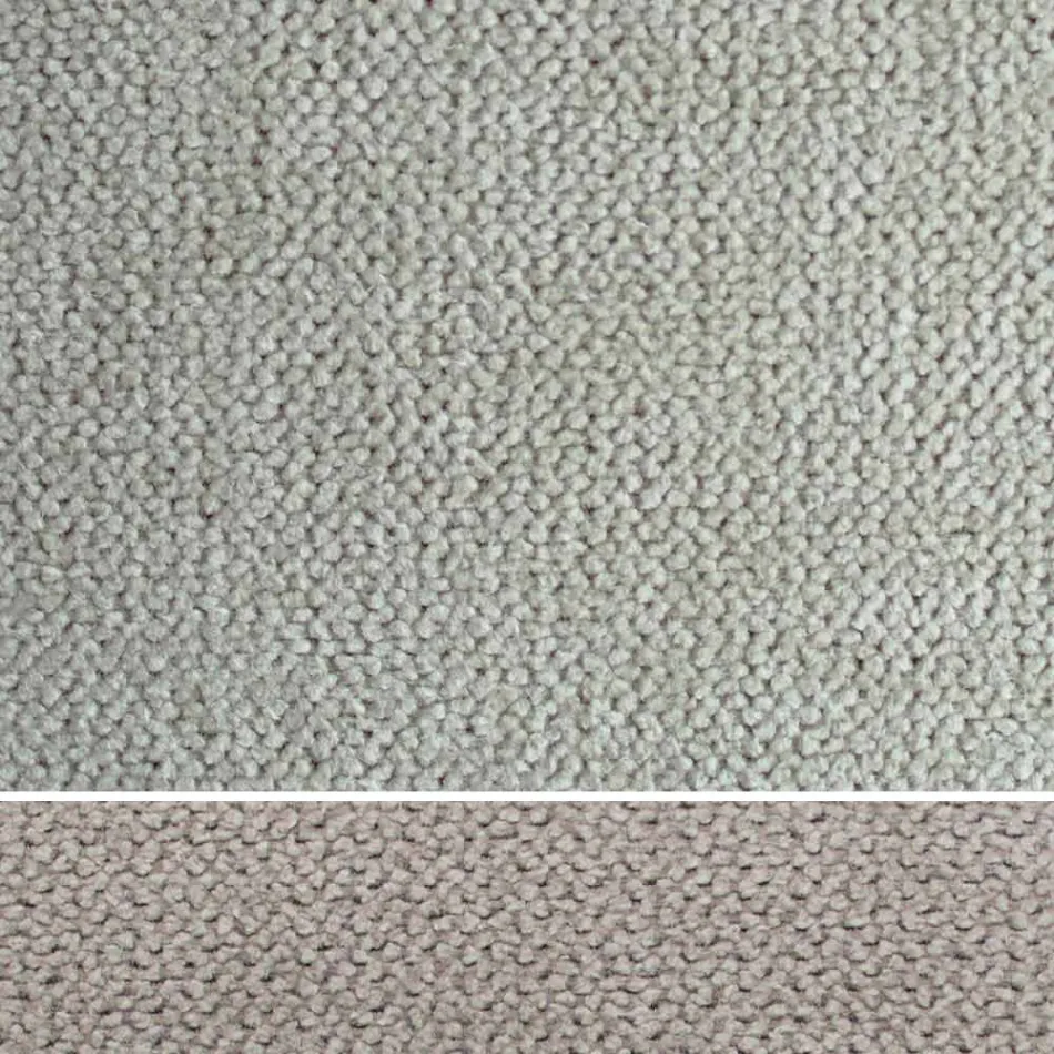 Polstret dobbeltseng med kommode i øko-læder eller stof - Notre Dame Viadurini