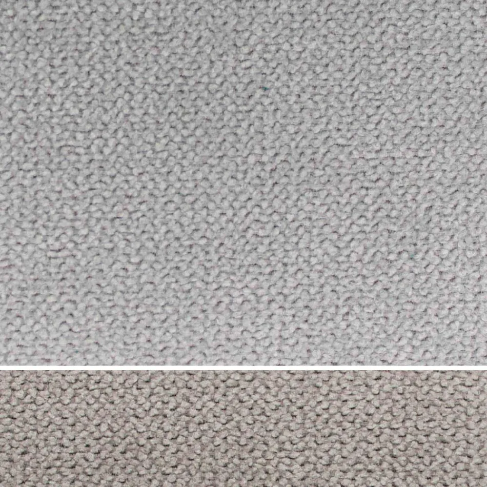 Polstret dobbeltseng med kommode i øko-læder eller stof - Notre Dame Viadurini