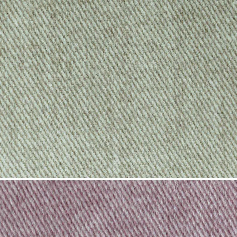 Polstret dobbeltseng med kommode i øko-læder eller stof - Notre Dame Viadurini