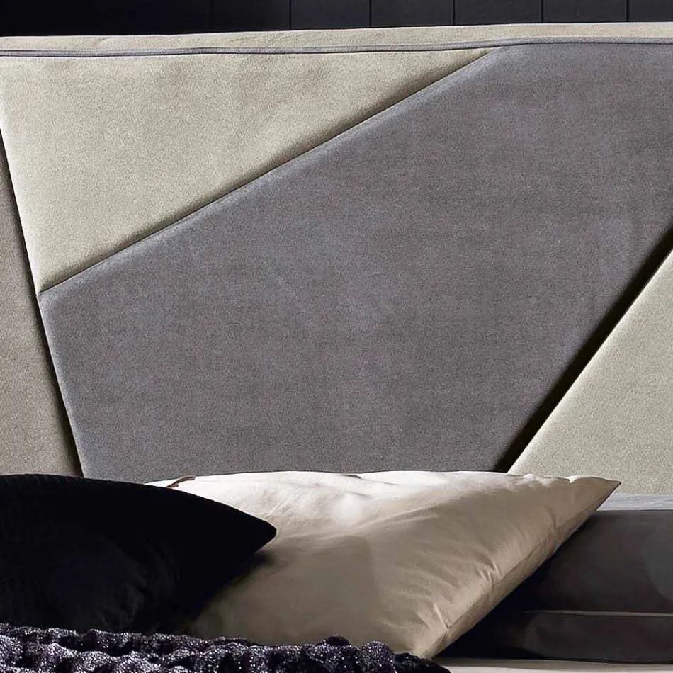 Bed polstret seng med container løft 160x190 / 200cm Mia Viadurini