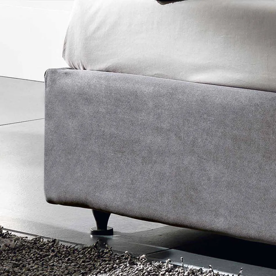 Bed polstret seng med container løft 160x190 / 200cm Mia Viadurini