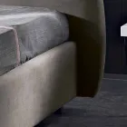 Polstret dobbeltseng med moderne container 160x190 / 200 Reby Viadurini