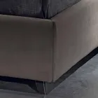 Polstret dobbeltseng med moderne container 160x190 / 200 Reby Viadurini