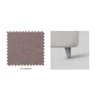 Polstret dobbeltseng med valgfri opbevaring Made in Italy - Akira Viadurini