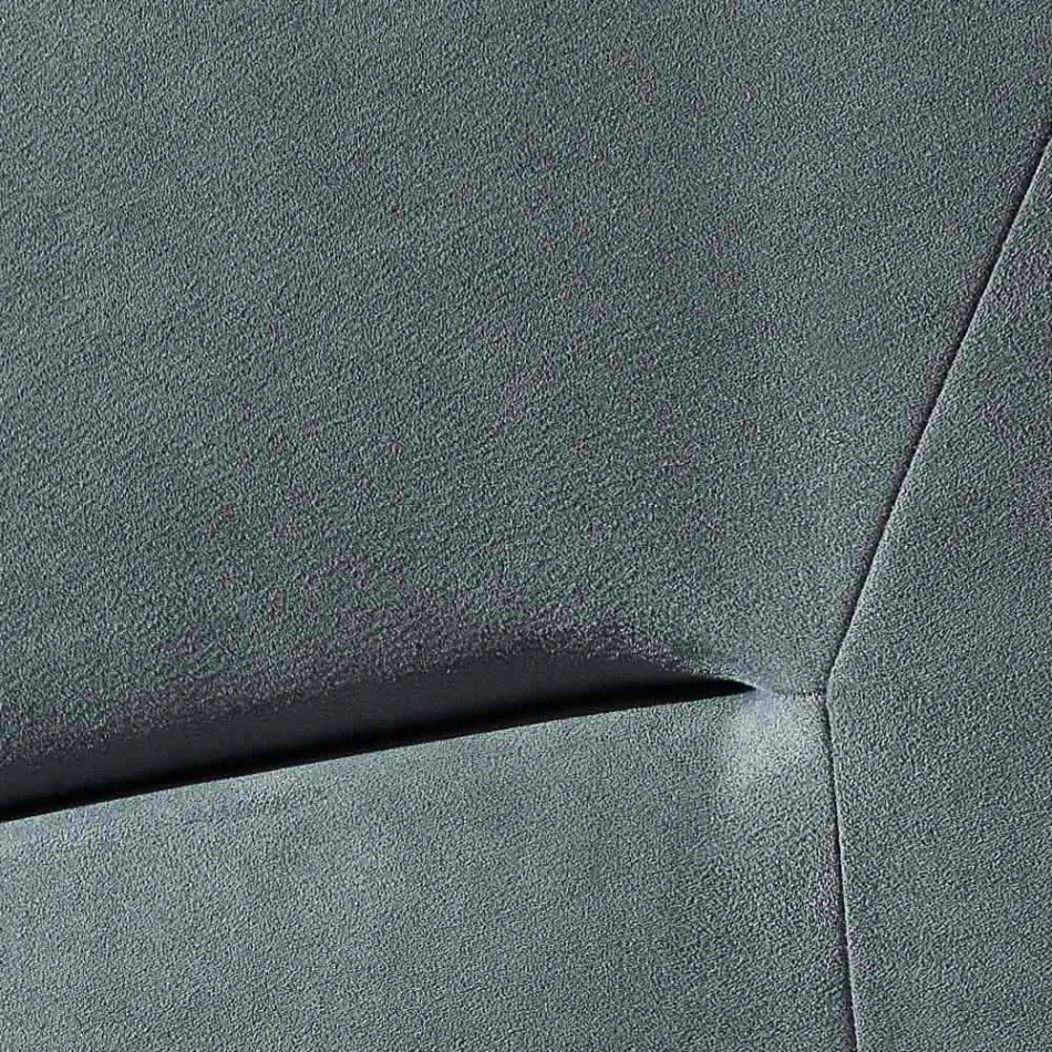 Moderne polstret dobbeltseng med box toppede 160x190 / 200cm Sun Viadurini