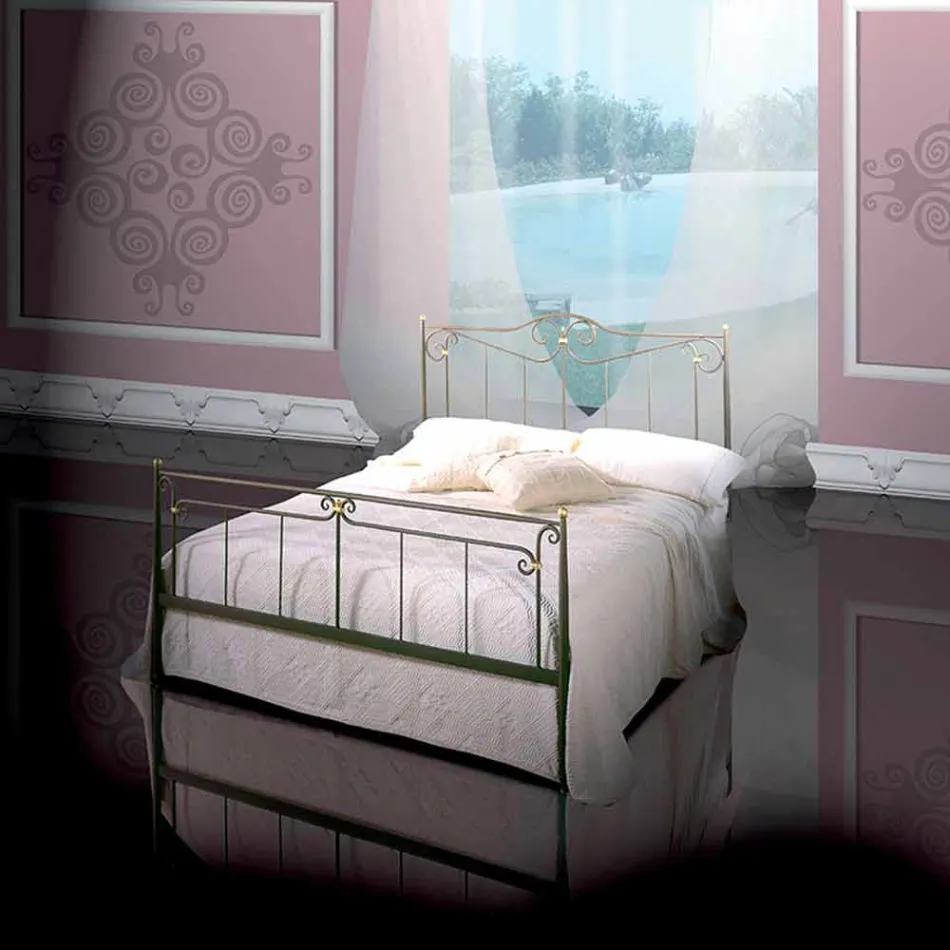 Dobbeltseng Smedejern Auriga Viadurini