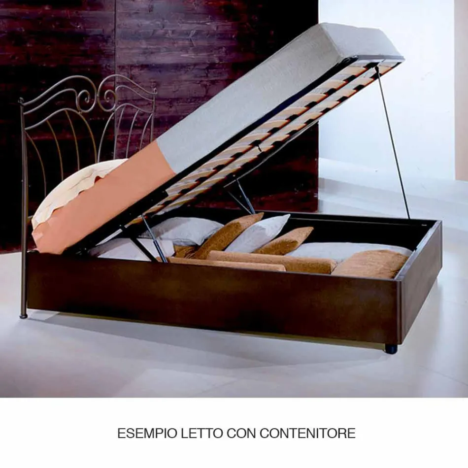 Dobbeltseng Smedejern Garofano Viadurini