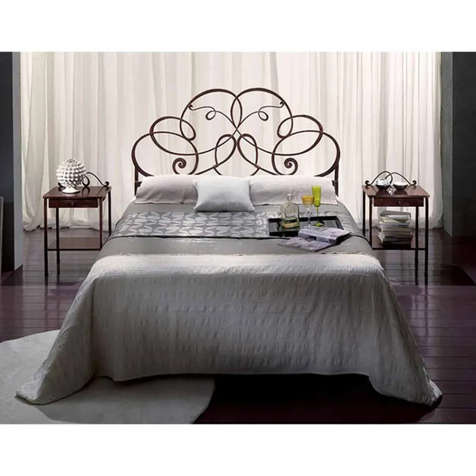 Dobbeltseng Smedejern Granit Viadurini