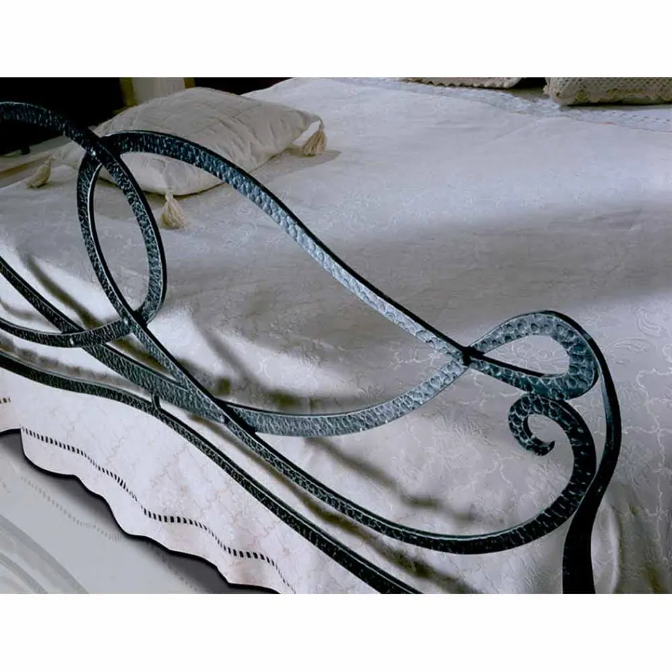 Dobbeltseng Smedejern Orchid Viadurini