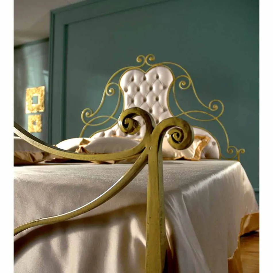 Dobbeltseng Smedejern Paride Viadurini