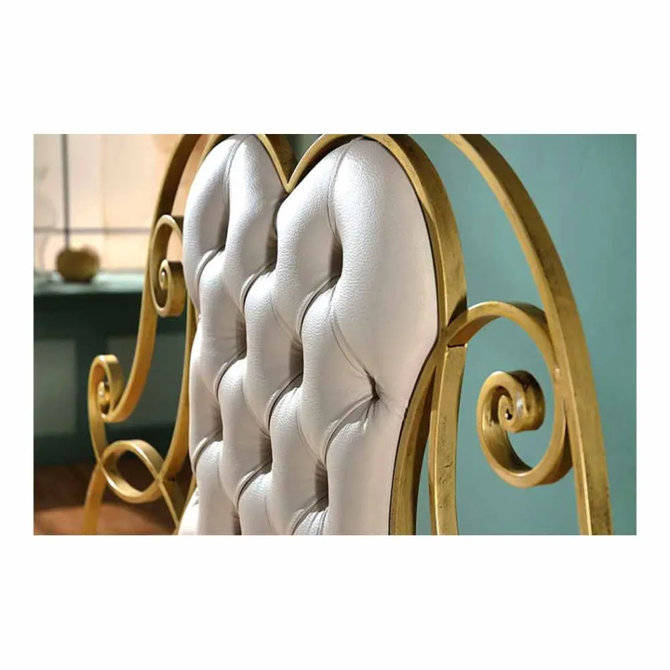 Dobbeltseng Smedejern Paride Viadurini