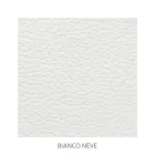 Dobbeltseng i jern og ægte læder, 2 sengeborde og madras - grunde Viadurini