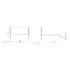 Dobbeltseng i grøn eller sort jern Made in Italy - Poldo Viadurini