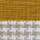 Dobbeltseng i stof med metalfødder fremstillet i Italien - Glorio Viadurini