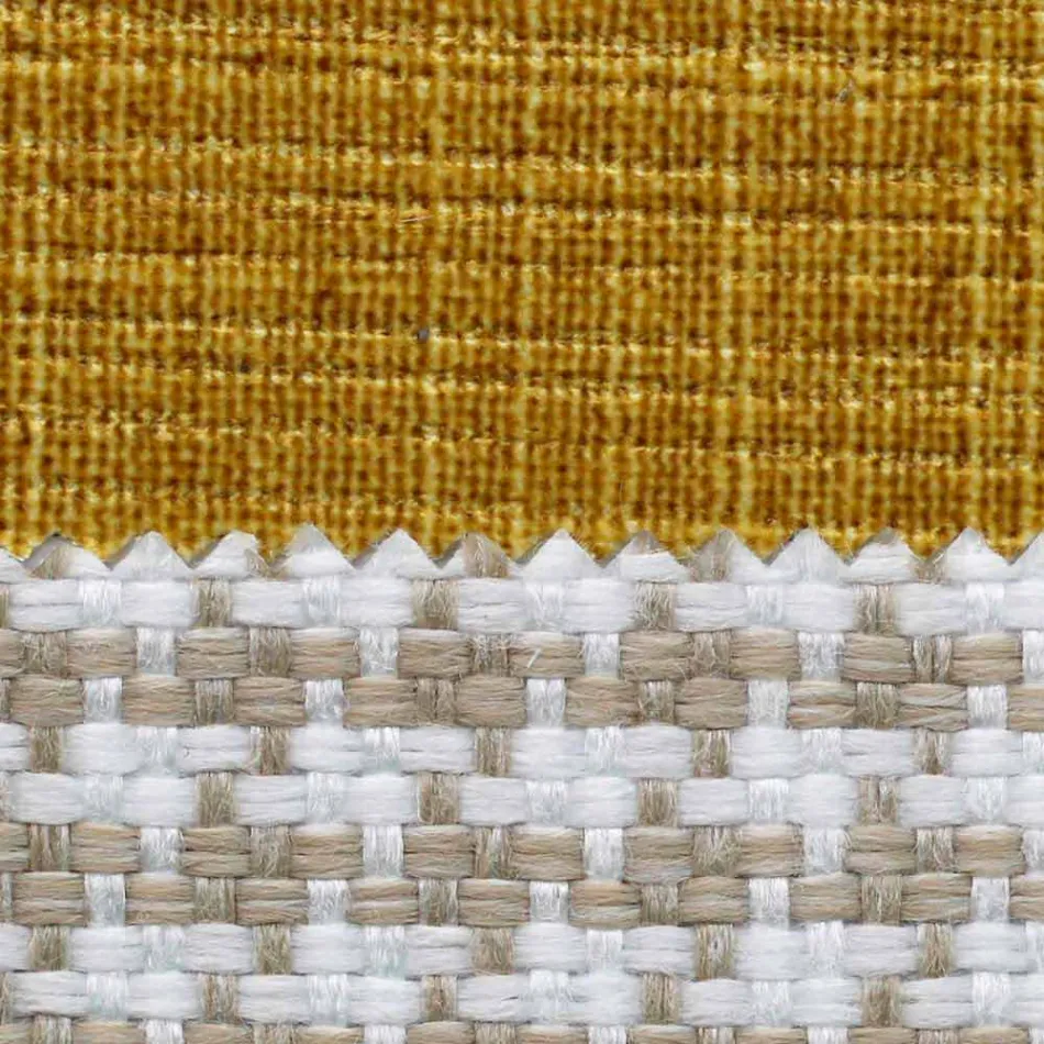 Dobbeltseng i stof med metalfødder fremstillet i Italien - Glorio Viadurini