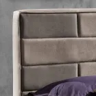 Moderne dobbeltseng med opbevaringsboks 160x190 / 200 cm Gin Viadurini