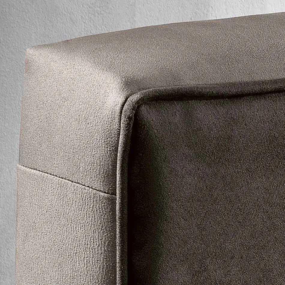 Moderne dobbeltseng med opbevaringsboks 160x190 / 200 cm Gin Viadurini