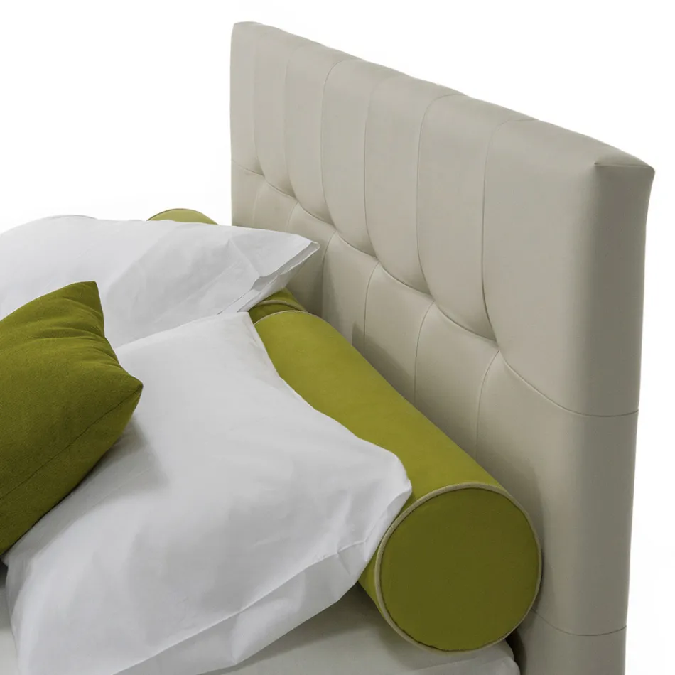 Luksus moderne dobbeltseng med opbevaringsboks lavet i Italien - Orfei Viadurini