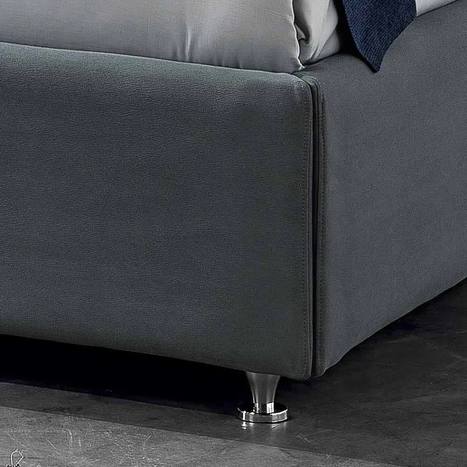 Moderne polstret dobbeltseng med box toppede 160x190 / 200cm Mia Viadurini