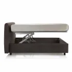 Moderne polstret dobbeltseng med box toppede 160x190 / 200cm Mia Viadurini