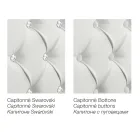 Moderne dobbeltseng i kunstlæder med opbevaring - Ozzano Viadurini