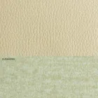 Moderne dobbeltseng i kunstlæder og stof fremstillet i Italien - Zeldo Viadurini