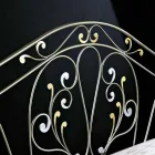 neoklassisk dobbeltseng i fuld hånd-smedet jern Jessica Viadurini