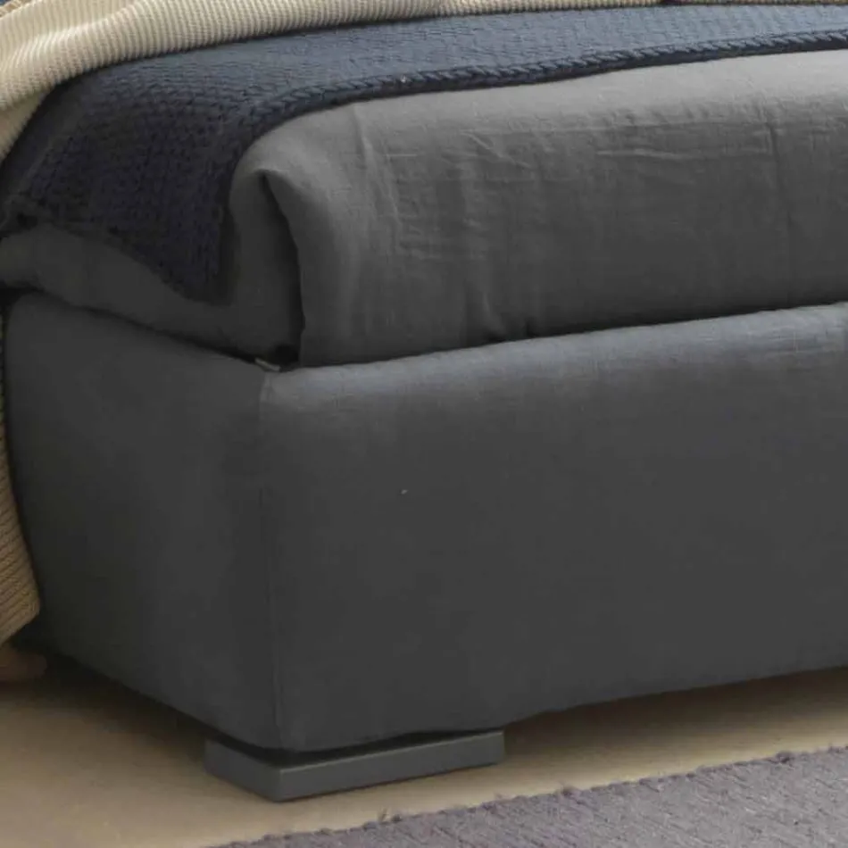 Dobbeltseng uden kasse, moderne design, Iorca ved Bolzan Viadurini