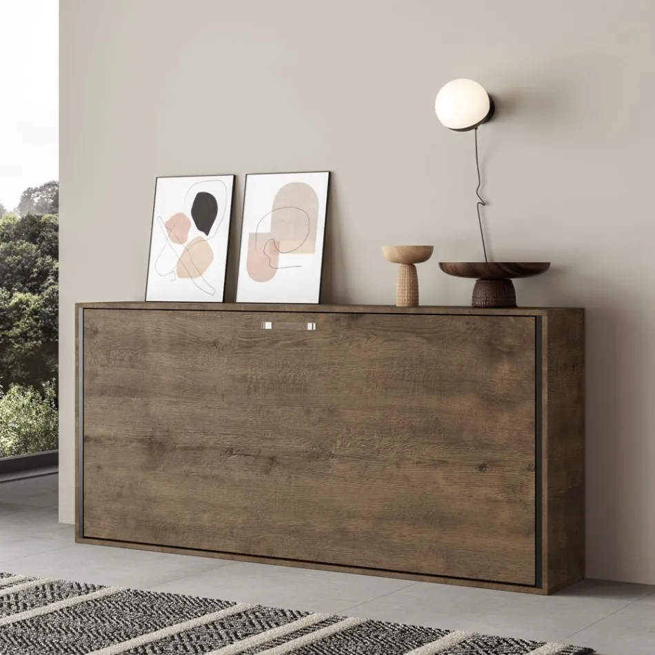 Vandret sammenklappelig enkeltseng fremstillet i Italien - Collaborative Viadurini