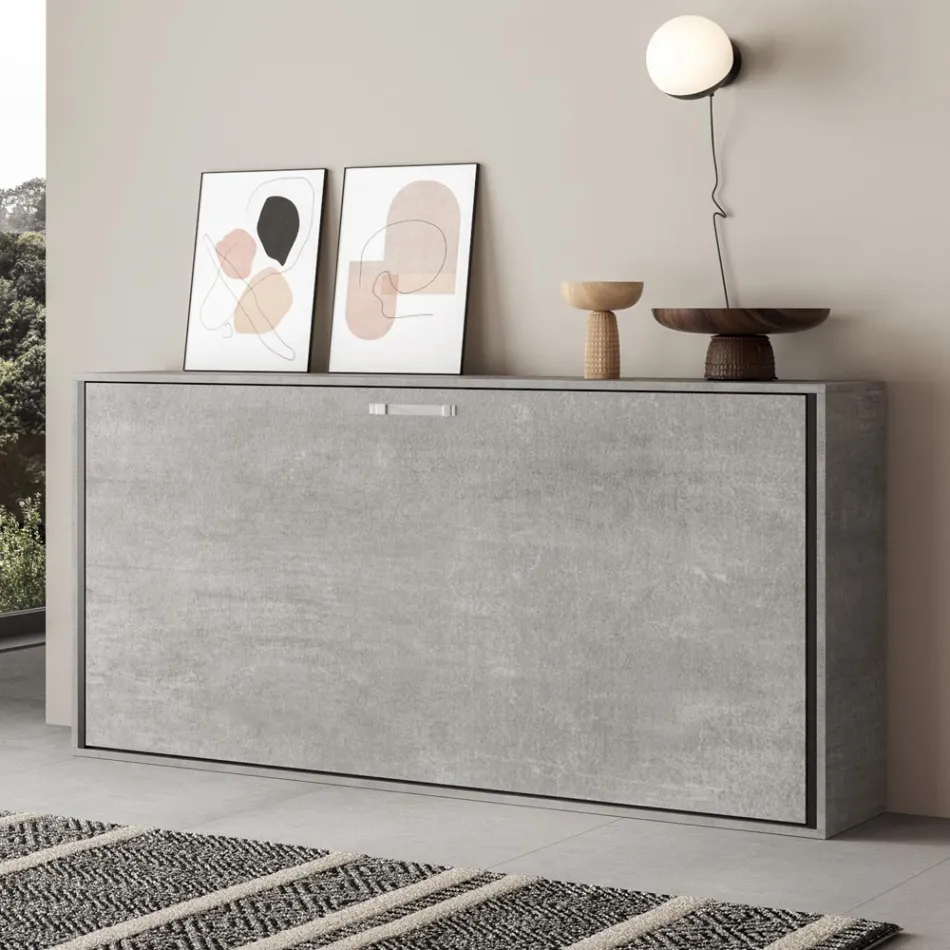 Vandret sammenklappelig enkeltseng fremstillet i Italien - Collaborative Viadurini