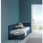 Enkelt hjørneseng, med Line4 Bolzan hovedgavl og sidepanel Viadurini