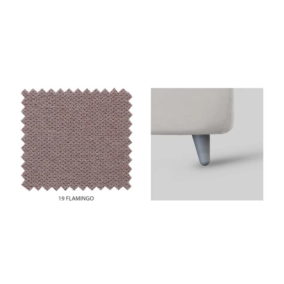 Enkeltseng med valgfri opbevaring Made in Italy - Ciccio Viadurini