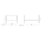 Enkeltseng med koordineret jernstruktur lavet i Italien - Lillo Viadurini