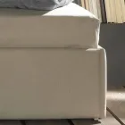 Enkeltseng med formet hovedgavl og sidepanel, Line8 Bolzan Viadurini