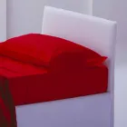 Enkeltseng med hovedgærde, jern og træstruktur Linje af Bolzan Viadurini