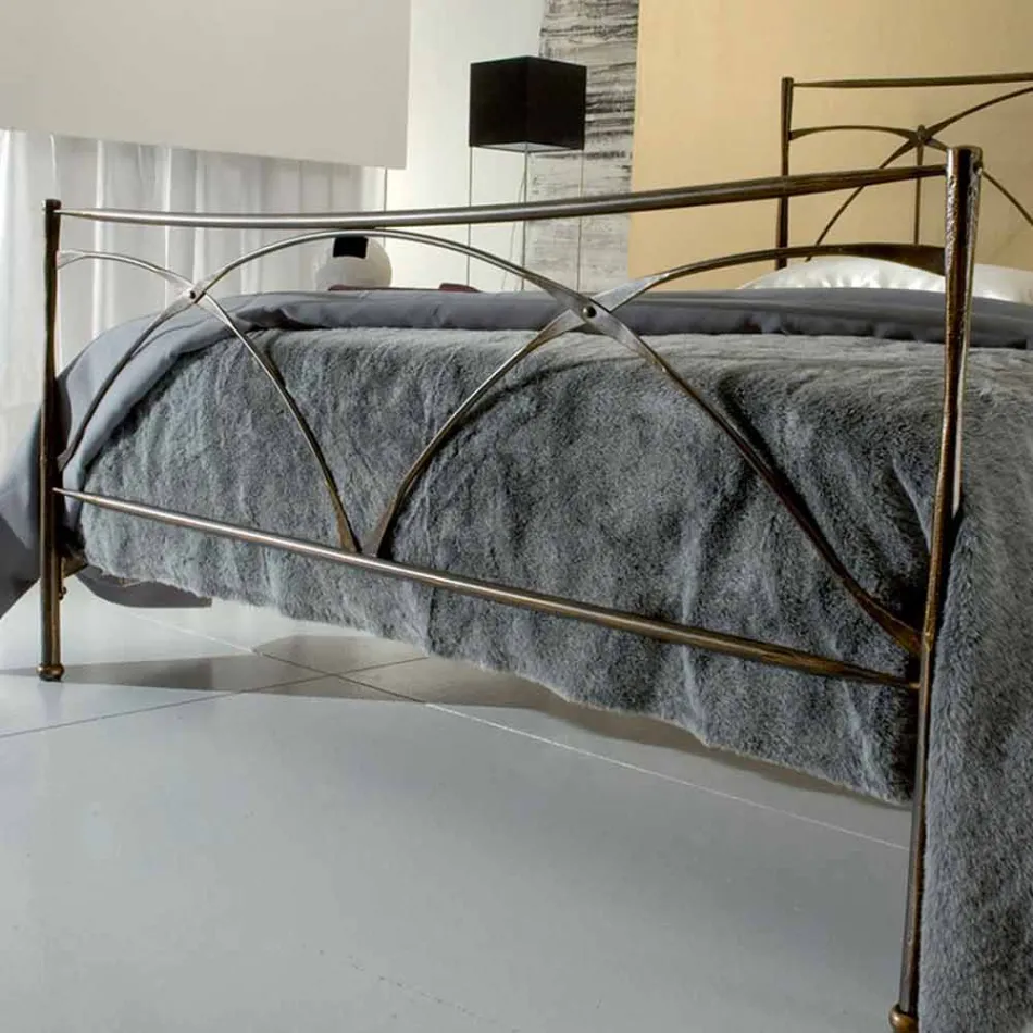 En seng og en halv Square Smedejern Persephone Viadurini