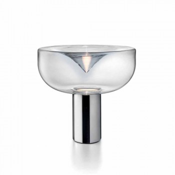 Aella Leucos Moderne bordlampe i krystalglas LED RGB