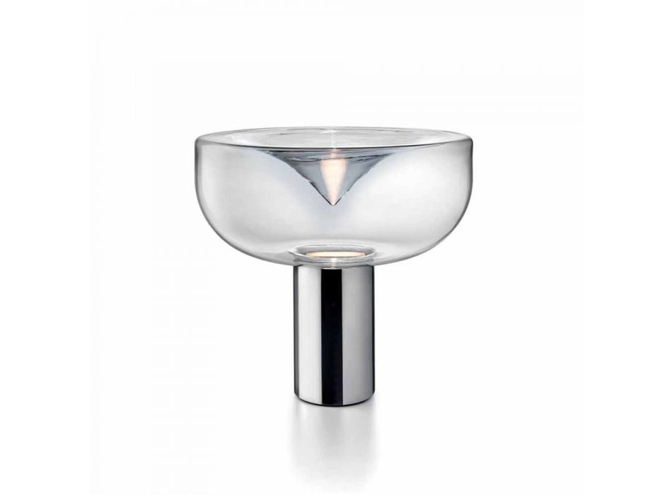 Aella Leucos Moderne bordlampe i krystalglas LED RGB