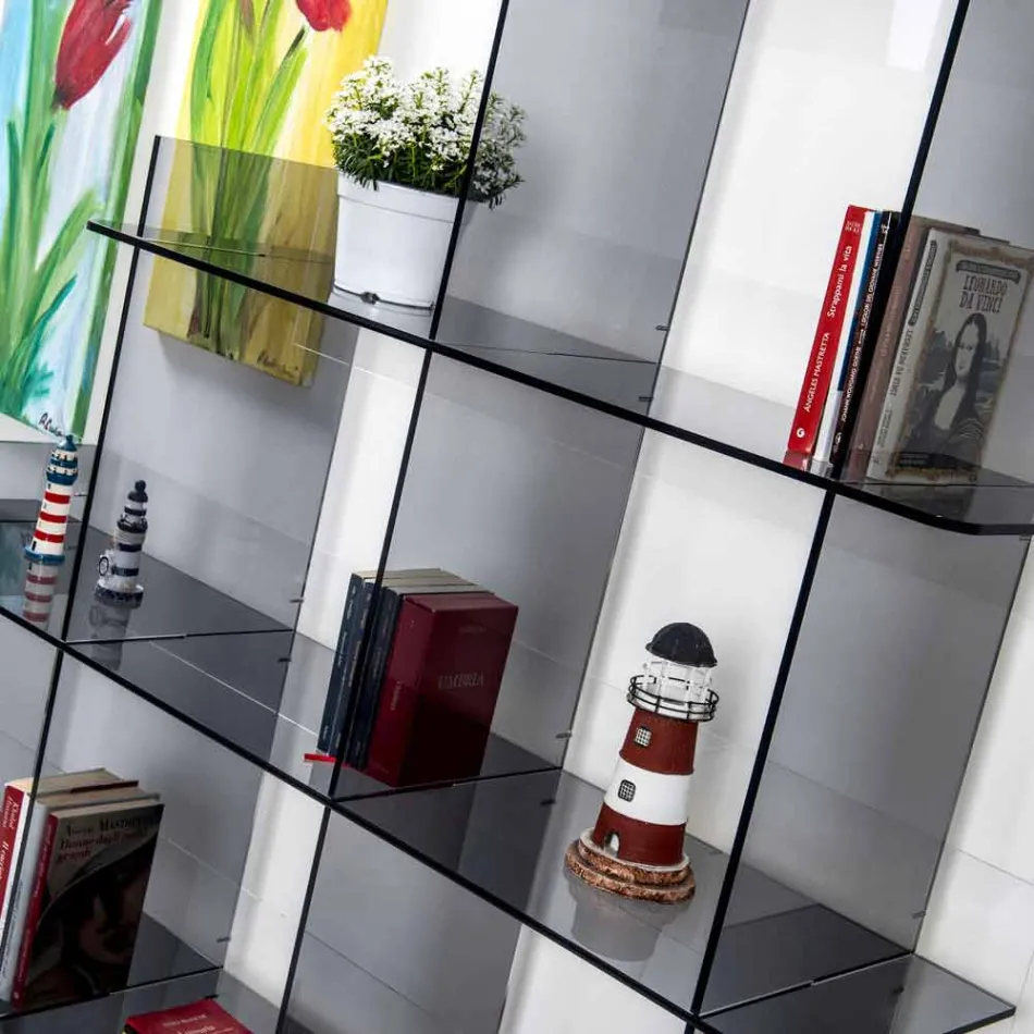 I Reoler røget Sfera3 W180 x H180 x D30 cm, fremstillet i Italien Viadurini