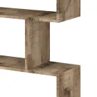 Lodret Design Væg Bogreol Stue i Træ 3 Finishes - Minetta Viadurini