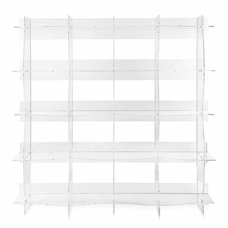 fritstående reol / væg moderne design Pam gennemsigtig Viadurini