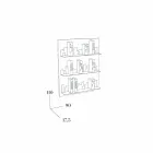 Bibliotek fra Hang Skyline 90x110 Mabele Viadurini